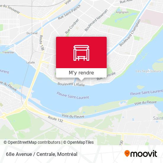 68e Avenue / Centrale plan