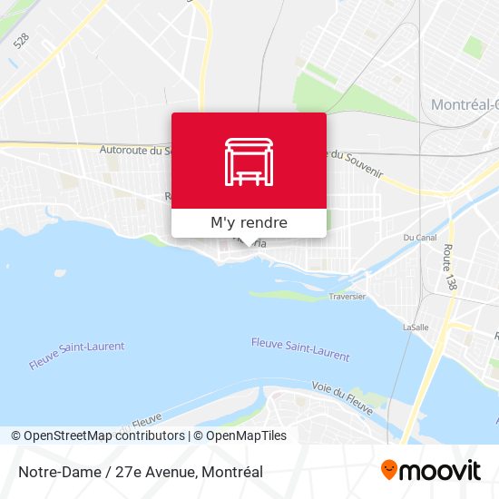 Notre-Dame / 27e Avenue plan