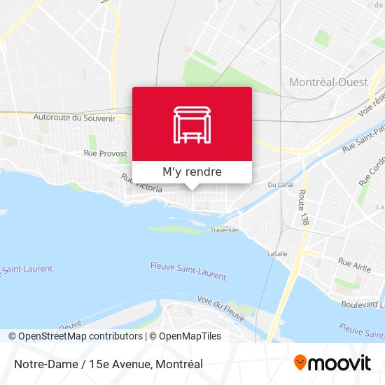 Notre-Dame / 15e Avenue plan