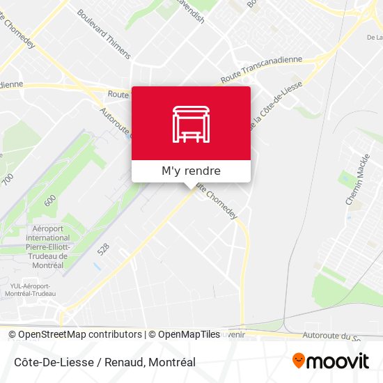 Côte-De-Liesse / Renaud plan