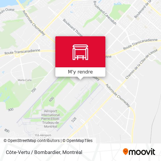 Côte-Vertu / Bombardier plan