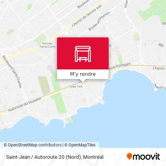 Saint-Jean / Autoroute 20 (Nord) plan