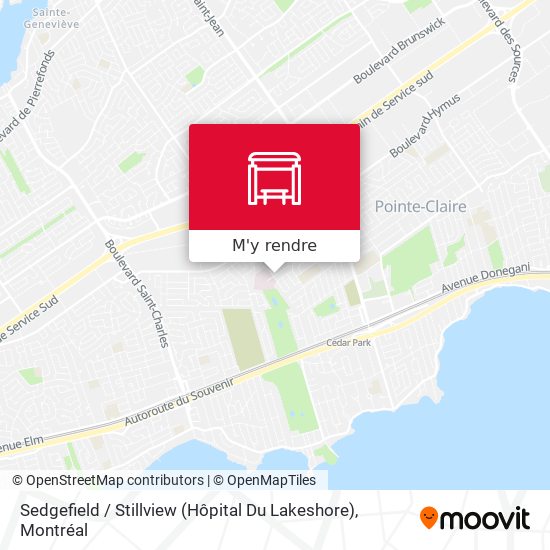 Sedgefield / Stillview (Hôpital Du Lakeshore) plan