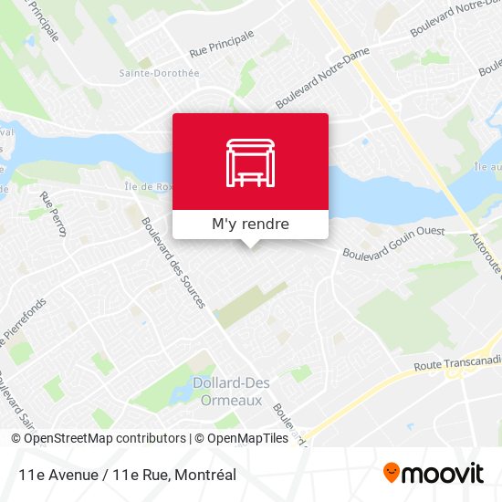 11e Avenue / 11e Rue plan