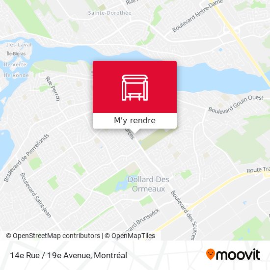 14e Rue / 19e Avenue plan