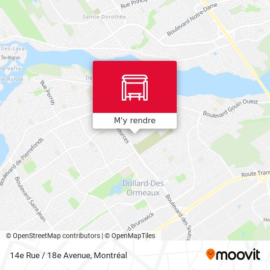 14e Rue / 18e Avenue plan