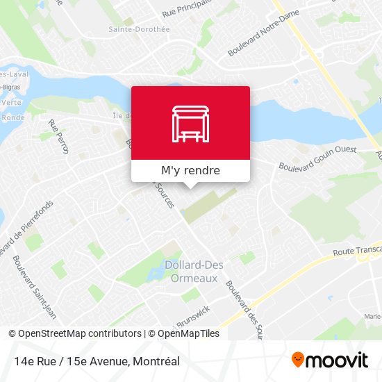 14e Rue / 15e Avenue plan