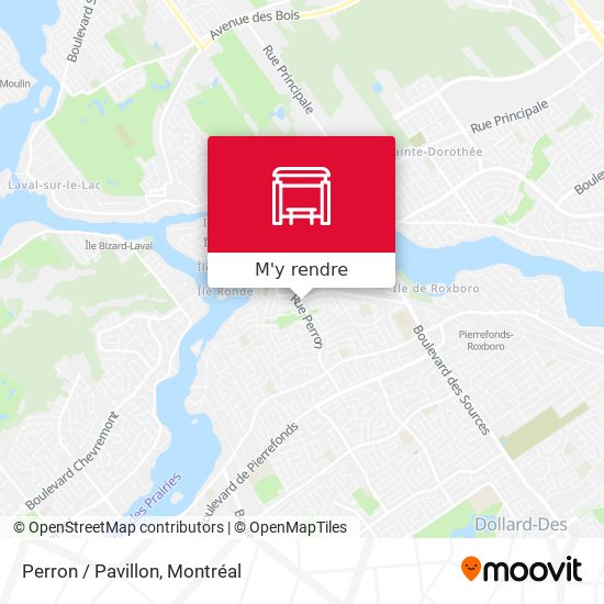 Perron / Pavillon plan