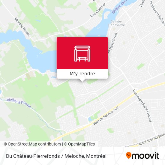 Du Château-Pierrefonds / Meloche plan
