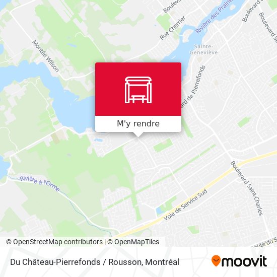 Du Château-Pierrefonds / Rousson plan