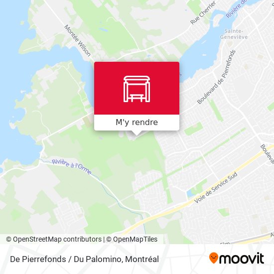 De Pierrefonds / Du Palomino plan