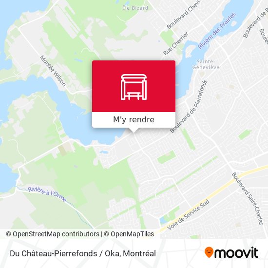 Du Château-Pierrefonds / Oka plan