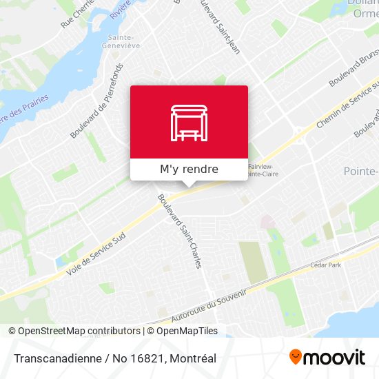 Transcanadienne / No 16821 plan