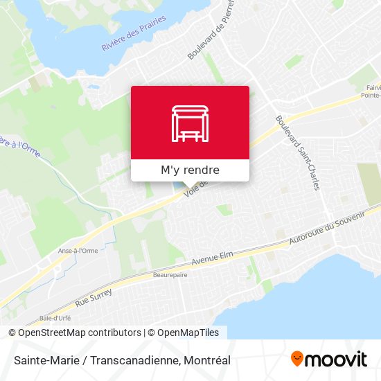 Sainte-Marie / Transcanadienne plan