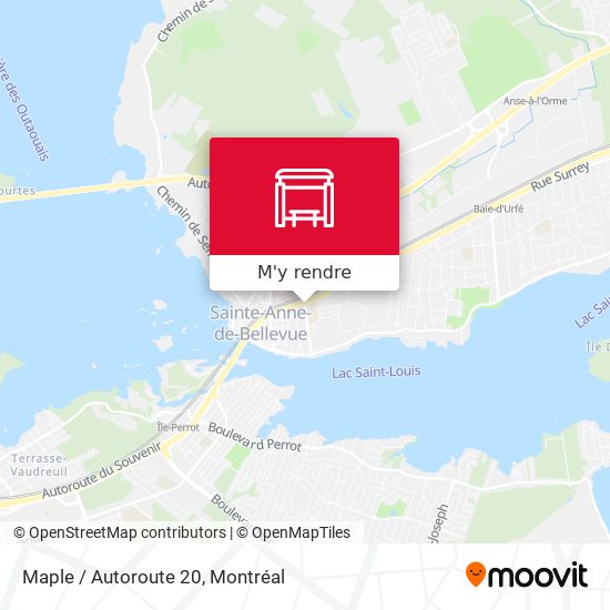 Maple / Autoroute 20 plan