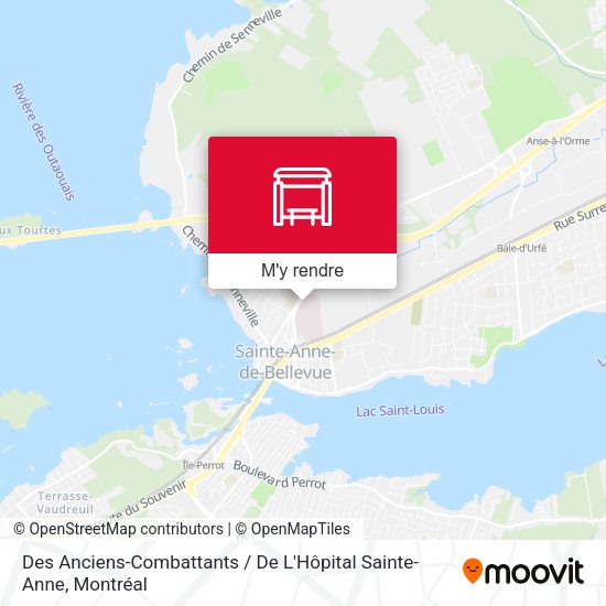 Des Anciens-Combattants / De L'Hôpital Sainte-Anne plan