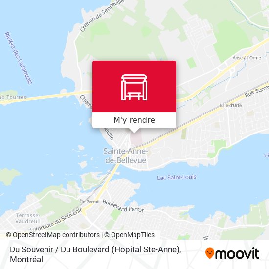 Du Souvenir / Du Boulevard (Hôpital Ste-Anne) plan