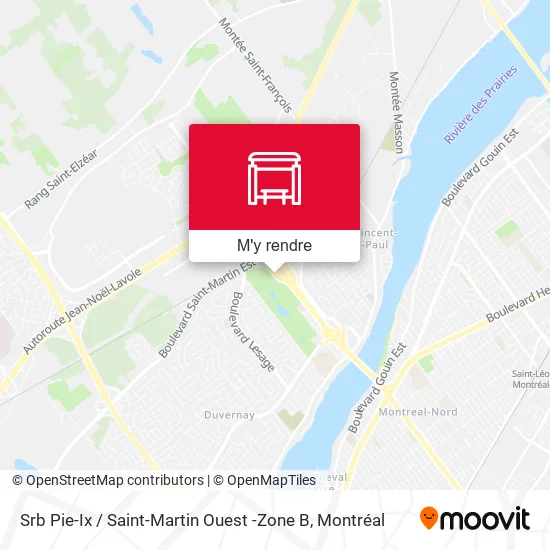Srb Pie-Ix / Saint-Martin Ouest -Zone B plan