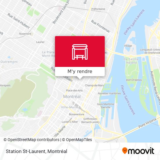 Station St-Laurent plan