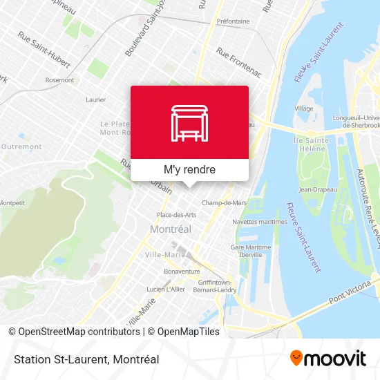 Station St-Laurent plan