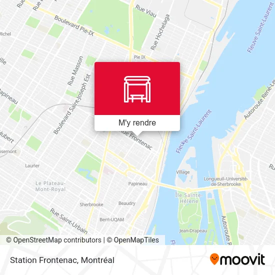 Station Frontenac plan