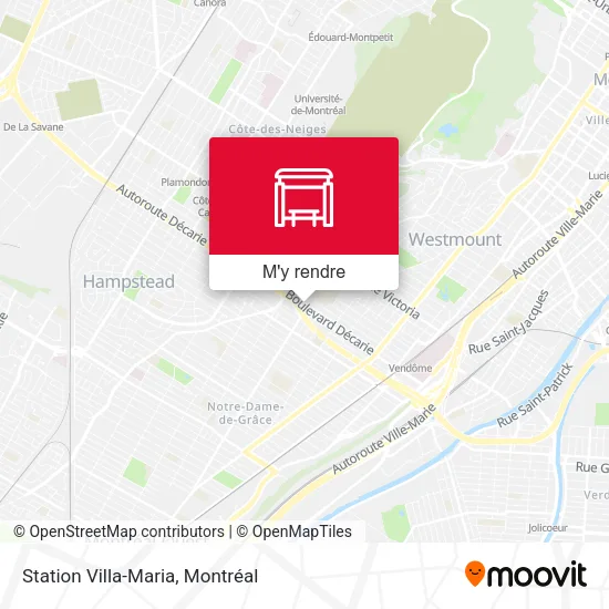 Station Villa-Maria plan