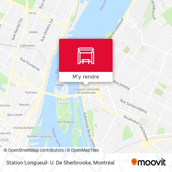 Station Longueuil- U. De Sherbrooke plan