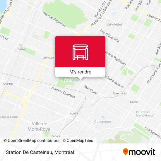 Station De Castelnau plan