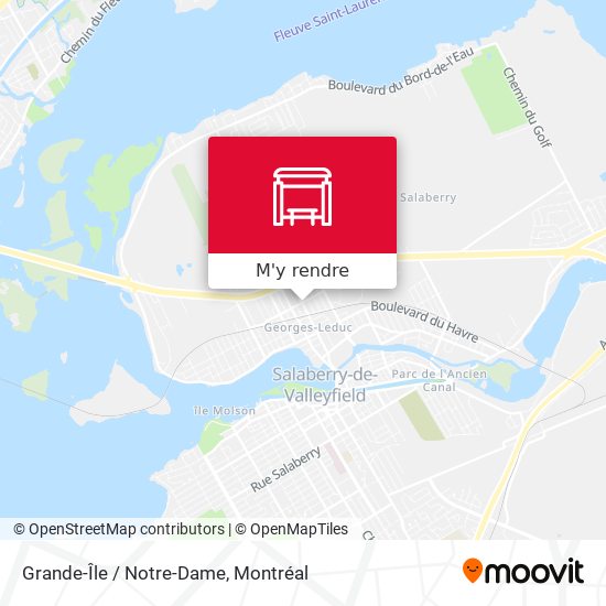 Grande-Île / Notre-Dame plan