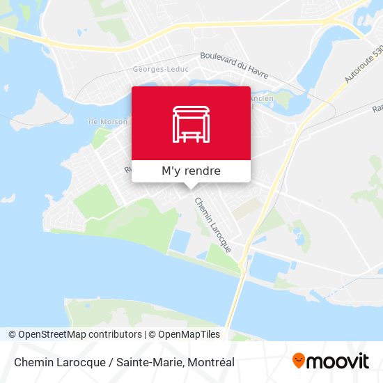 Chemin Larocque / Sainte-Marie plan