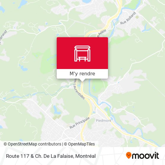 Route 117 & Ch. De La Falaise plan