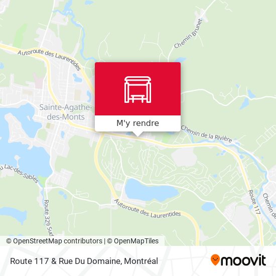 Route 117 & Rue Du Domaine plan