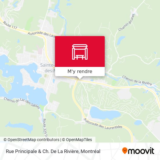 Rue Principale & Ch. De La Rivière plan