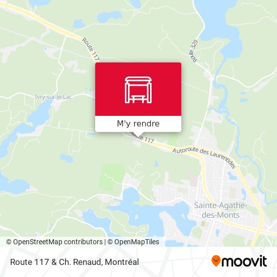 Route 117 & Ch. Renaud plan