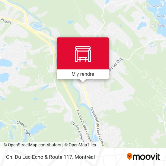 Ch. Du Lac-Echo & Route 117 plan