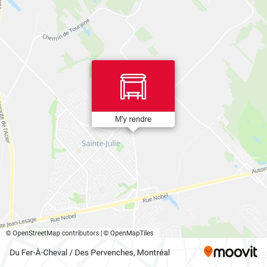 Du Fer-À-Cheval / Des Pervenches plan