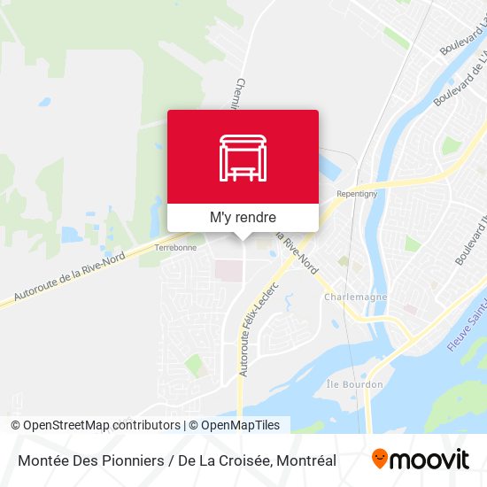 Montée Des Pionniers / De La Croisée plan