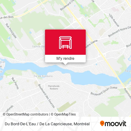 Du Bord-De-L'Eau / De La Capricieuse plan