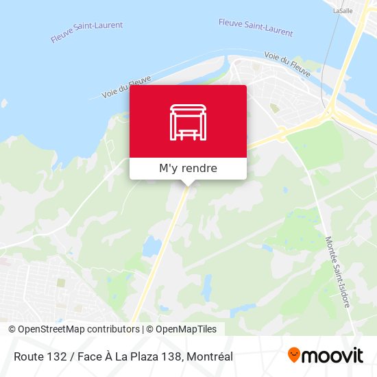 Route 132 / Face À La Plaza 138 plan