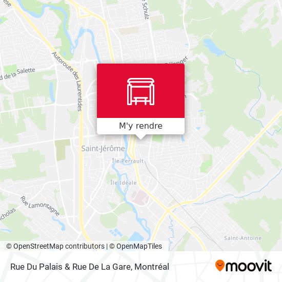 Rue Du Palais & Rue De La Gare plan