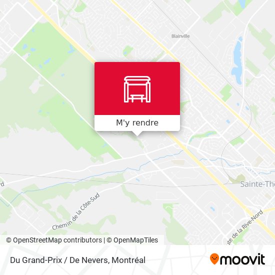 Du Grand-Prix / De Nevers plan