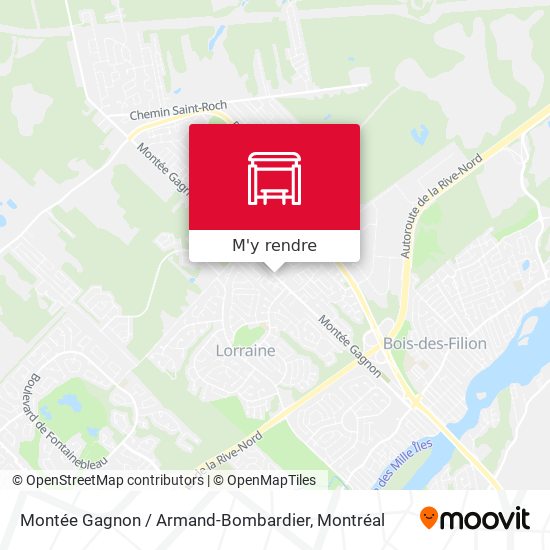 Montée Gagnon / Armand-Bombardier plan