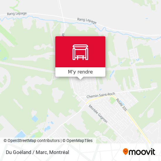 Du Goéland / Marc plan