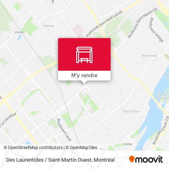 Des Laurentides / Saint-Martin Ouest plan