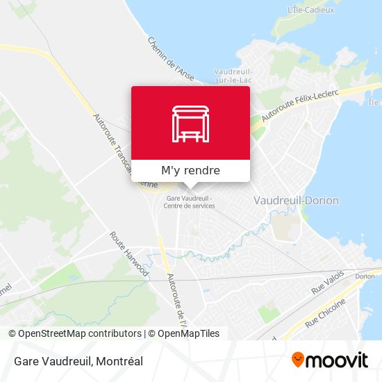 Gare Vaudreuil plan