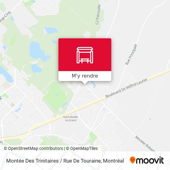 Montée Des Trinitaires / Rue De Touraine plan