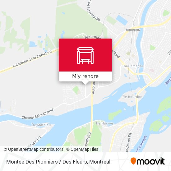 Montée Des Pionniers / Des Fleurs plan