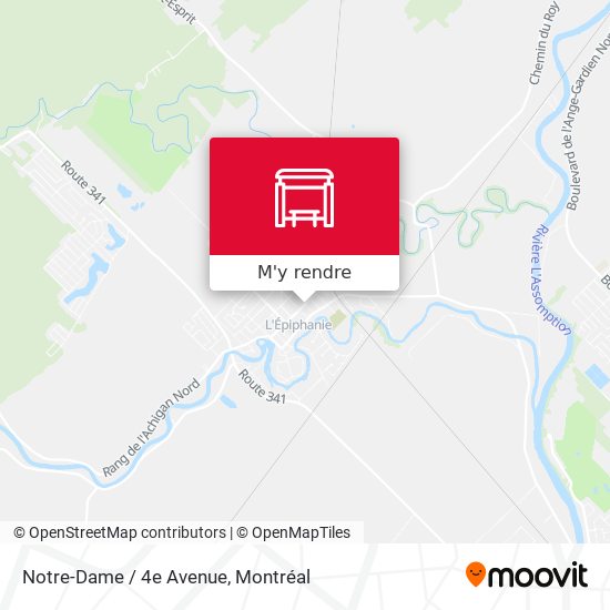 Notre-Dame / 4e Avenue plan