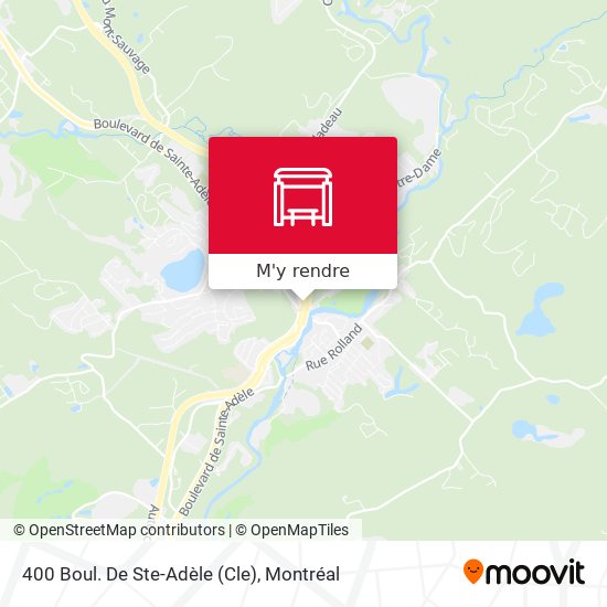 400 Boul. De Ste-Adèle (Cle) plan