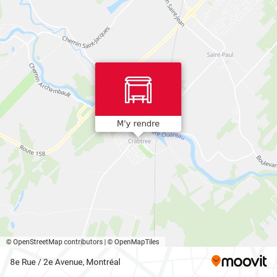 8e Rue / 2e Avenue plan
